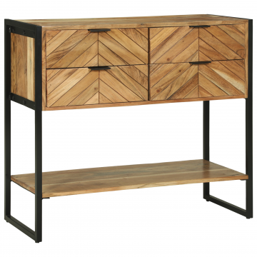 Gossi masa consola 90x35x80 cm lemn masiv acacia Gossi masa consola 90x35x80 cm lemn masiv acacia
