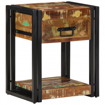 Gossi noptiera 2 piese 40x35x50 cm lemn masiv reciclat Gossi noptiera 2 piese 40x35x50 cm lemn masiv reciclat