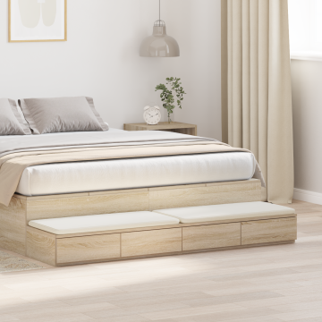 Gossi sertare pentru pat stejar sonoma 150x36,5x16,5 cm lemn prelucrat Gossi sertare pentru pat stejar sonoma 150x36,5x16,5 cm lemn prelucrat