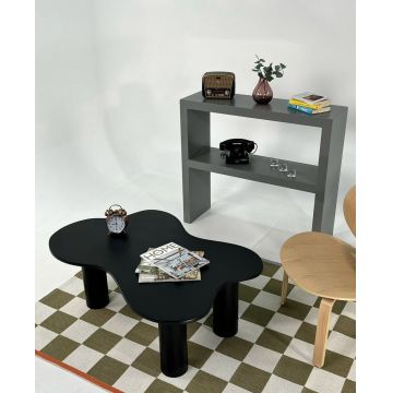 Masuta de cafea, Rotexa, Bloom, 110x40x70 cm, Negru Masuta de cafea, Rotexa, Bloom, 110x40x70 cm, Negru