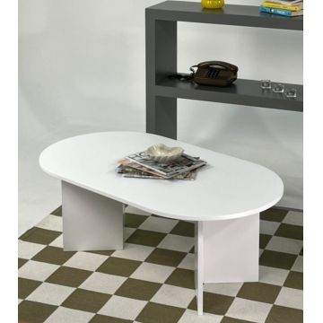 Masuta de cafea, Rotexa, Leo Large, 110x42x60 cm, Alb Masuta de cafea, Rotexa, Leo Large, 110x42x60 cm, Alb