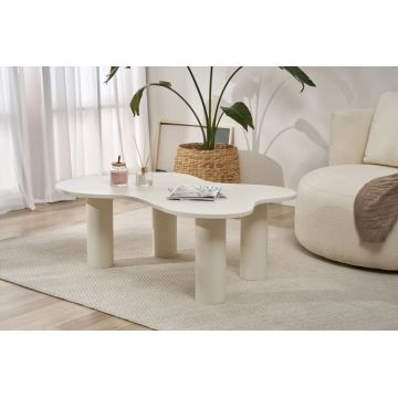 Set masuta de cafea, Rotexa, Bloom, Crem Set masuta de cafea, Rotexa, Bloom, Crem