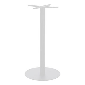 Stalp picior suport blat masa bar metal alb-negru 40x40x108 cm Stalp picior suport blat masa bar metal alb-negru 40x40x108 cm