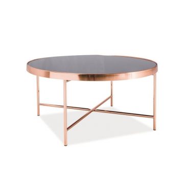 Masa rotunda cafea Gina B Copper - h 40 x d 82 cm