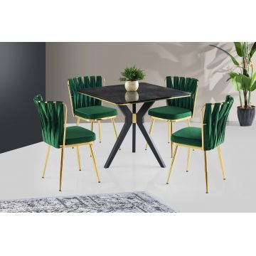 Masă Kare Ares Dining Table, 87x75x87 cm