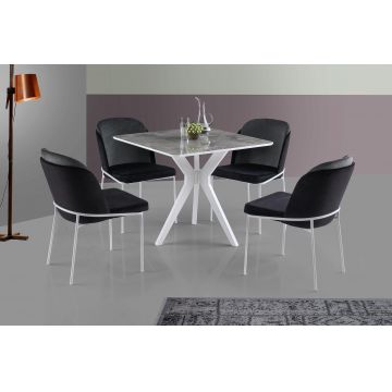 Masă Kare Ares Dining Table, 87x75x87 cm