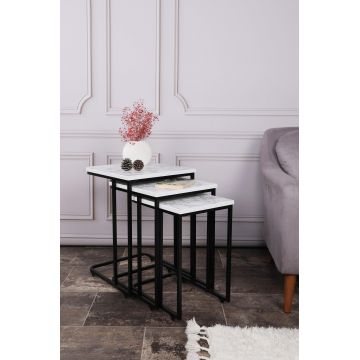 MASUTA DE CAFEA Ce Metal Zigo Table, Nuc, 46x49x41 cm