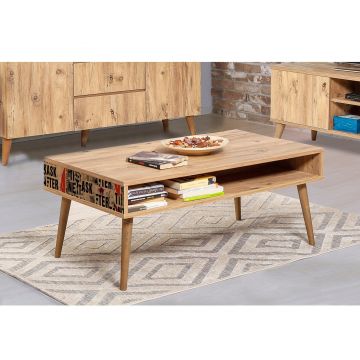 Masuta de cafea Viva - Coffee Table 5, Stejar, 45x60x110 cm