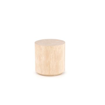 Masuta de Cafea HAGEN 285 S Rotunda, Ø45X45 cm, MDF, Travertine