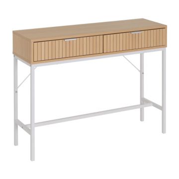 Masă consolă în culoare naturală 30x100 cm Mid-Lines – Casa Selección