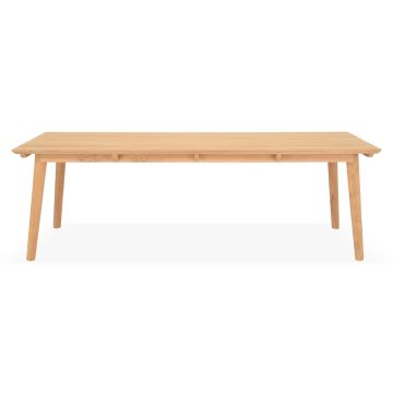 Masa dining pentru gradina/terasa Lorena, 240x100 cm, lemn teak, natur