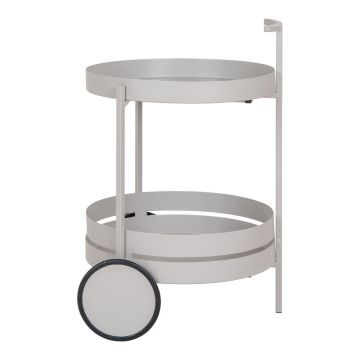 Măsuță de servire cu roți din metal 40x49,5 cm Beja – House Nordic