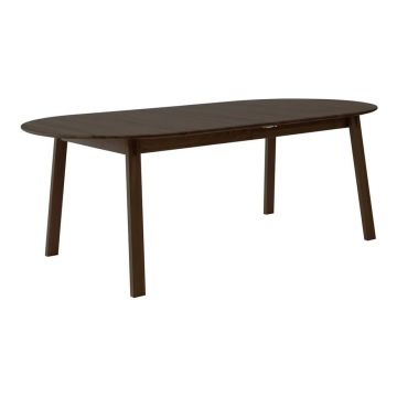 Masă de dining extensibilă din lemn de stejar cu blat suplimentar 100x220 cm Amalfi – Hammel Furniture