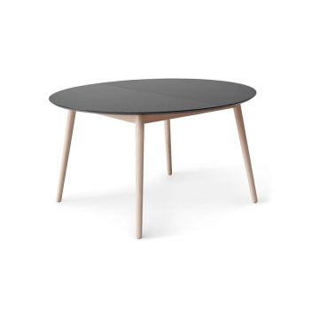 Masă de dining rotundă extensibilă cu blat suplimentar ø 135 cm Meza – Hammel Furniture