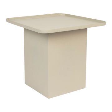 Măsuță auxiliară din metal 44x44 cm Sverre – White Label