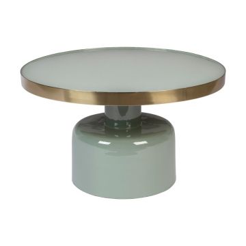 Măsuță auxiliară rotundă din metal ø 60 cm Glam – Zuiver