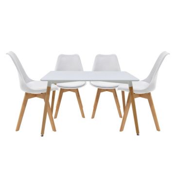 Set de 5 buc mobilier sufragerie Natali-Gaston student 120x80x76 cm