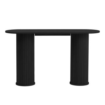 Masă consolă neagră 40x130 cm Nola – Unique Furniture Masă consolă neagră 40x130 cm Nola – Unique Furniture