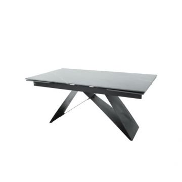 Masa Extensibila Oxidium Negru, 160/240 x 90 x 77 Cm Masa Extensibila Oxidium Negru, 160/240 x 90 x 77 Cm