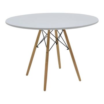 Masa Julita Alb 120x120x73 cm Masa Julita Alb 120x120x73 cm