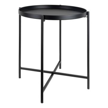 Măsuță auxiliară rotundă din metal ø 40 cm Meseta – Leitmotiv Măsuță auxiliară rotundă din metal ø 40 cm Meseta – Leitmotiv