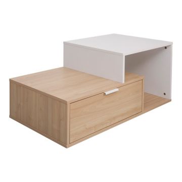 Masuta de cafea Vople Alb 90x50x40 cm Masuta de cafea Vople Alb 90x50x40 cm