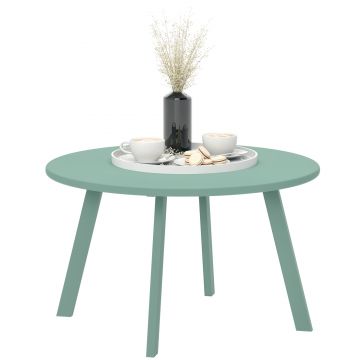 Outsunny Masa de cafea mică rotundă, masă auxiliară cu protecții anti-alunecare, cadru din metal, pentru grădină, Ø 70 x 42 cm, verde | Aosom Romania Outsunny Masa de cafea mică rotundă, masă auxiliară cu protecții anti-alunecare, cadru din metal, pentru grădină, Ø 70 x 42 cm, verde | Aosom Romania